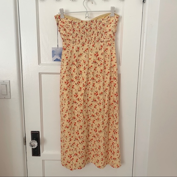 Majorelle Dress in Yellow Ditsy print - sz Small - Picture 3 of 3